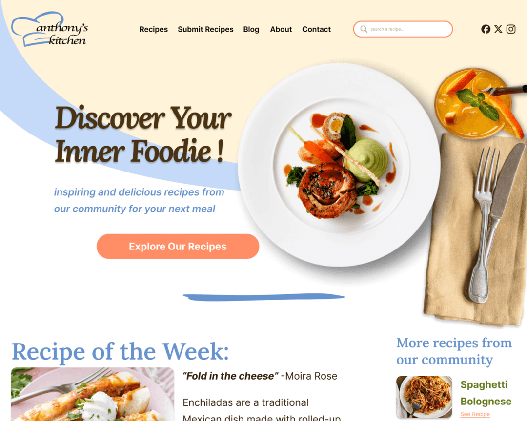 Anthony's Kitchen Design Challenge feature image thumbnail