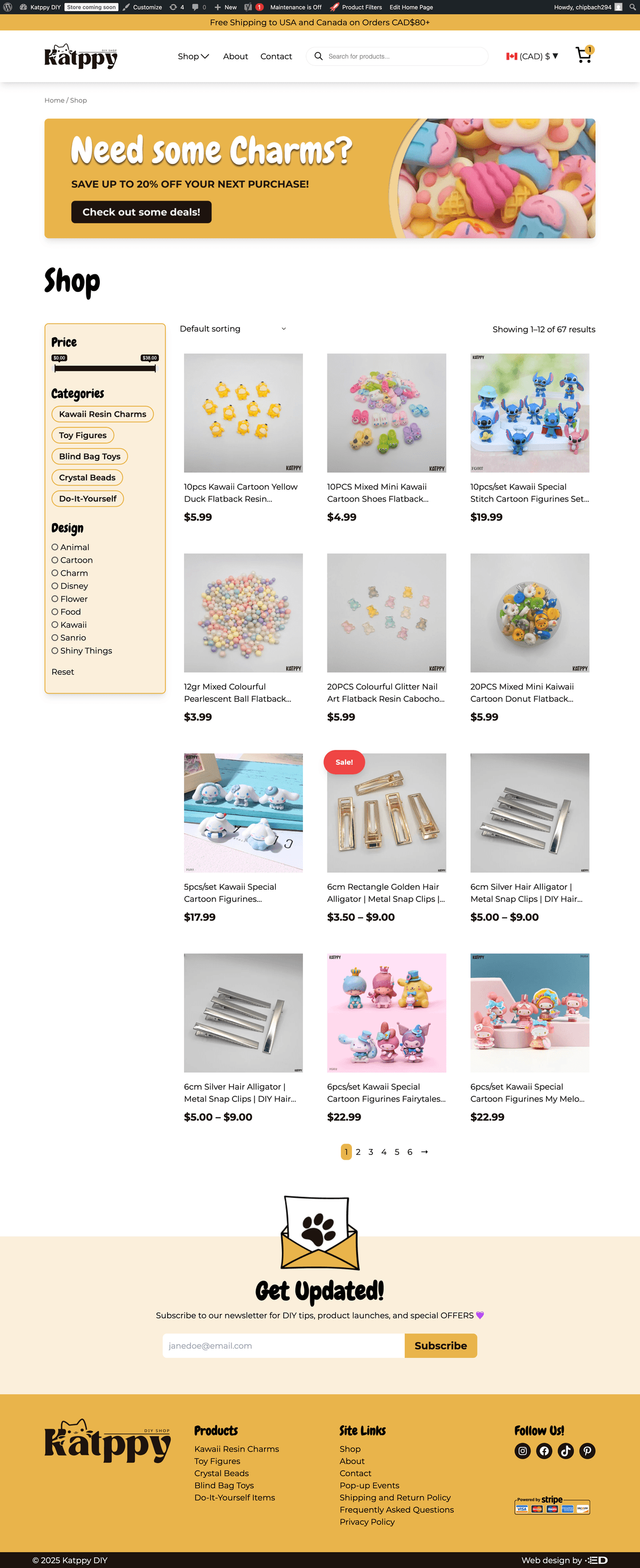 katppy shop page preview